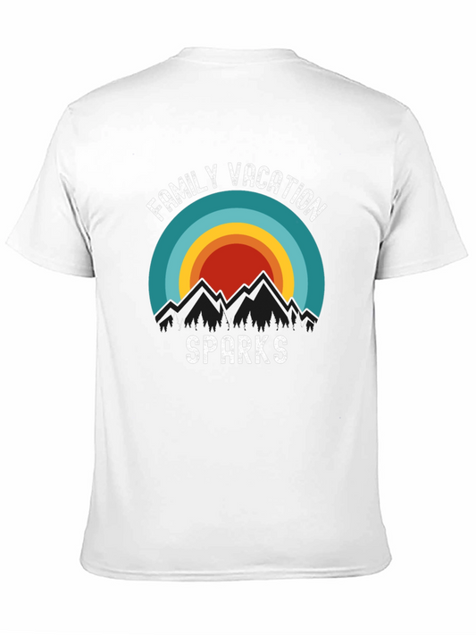 Camiseta Negra Vacaciones Familiares en Sparks