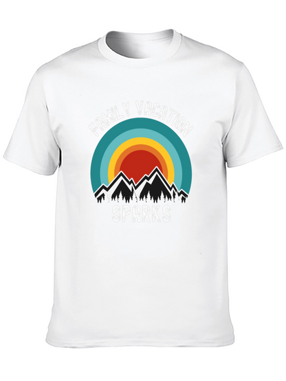 Camiseta Negra Vacaciones Familiares en Sparks