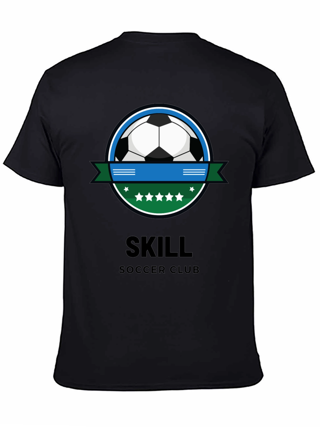 Camiseta Negra Skill Soccer Club