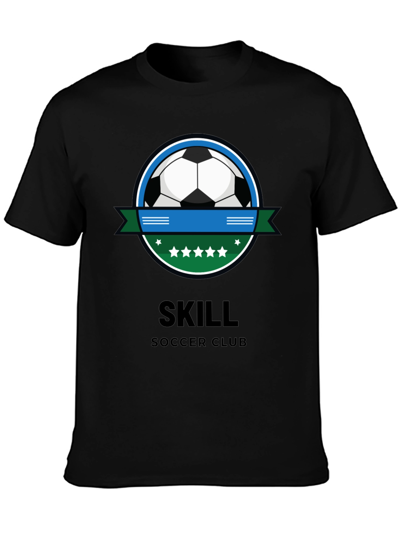 Camiseta Negra Skill Soccer Club