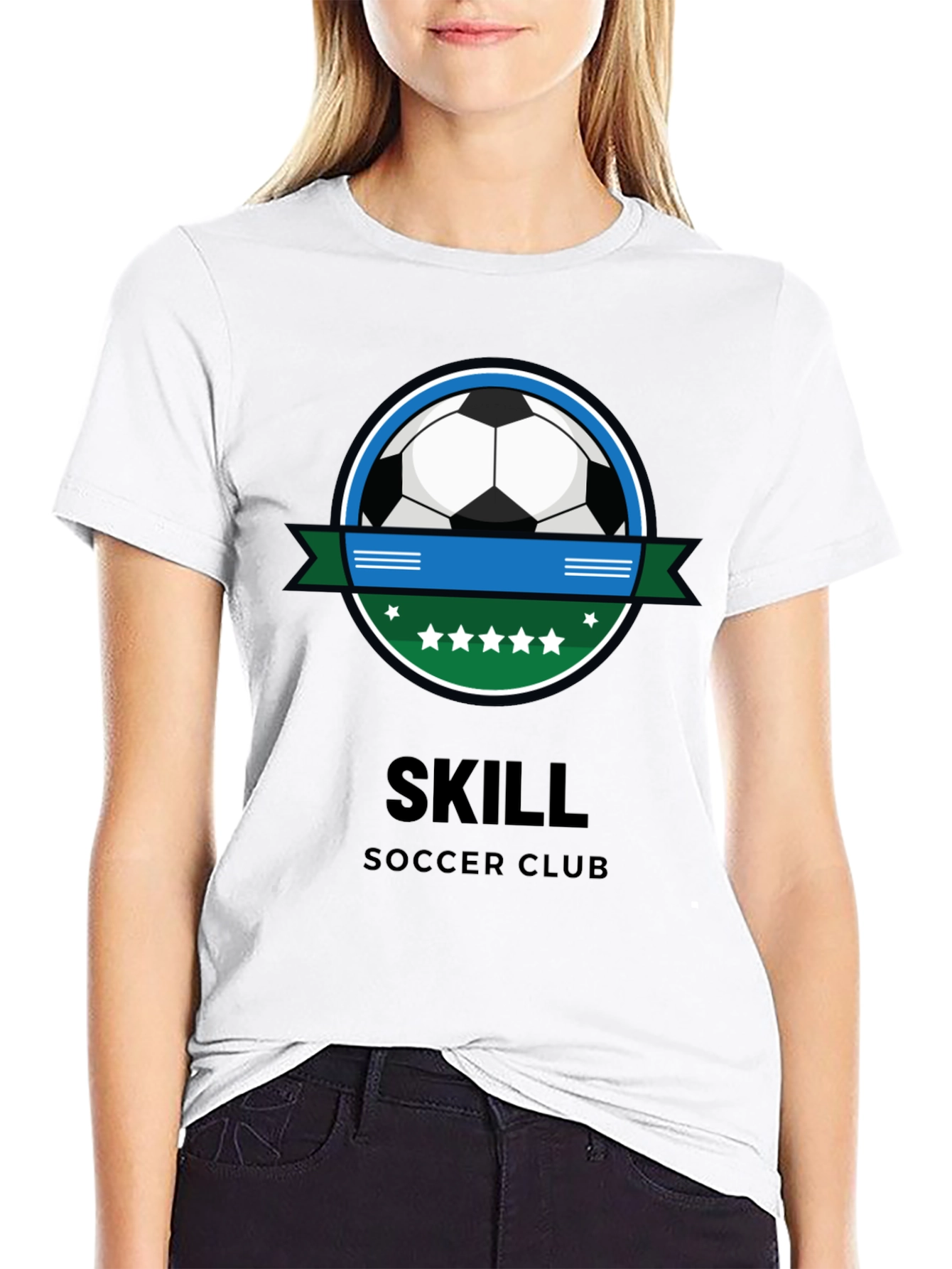 Camiseta Negra Skill Soccer Club