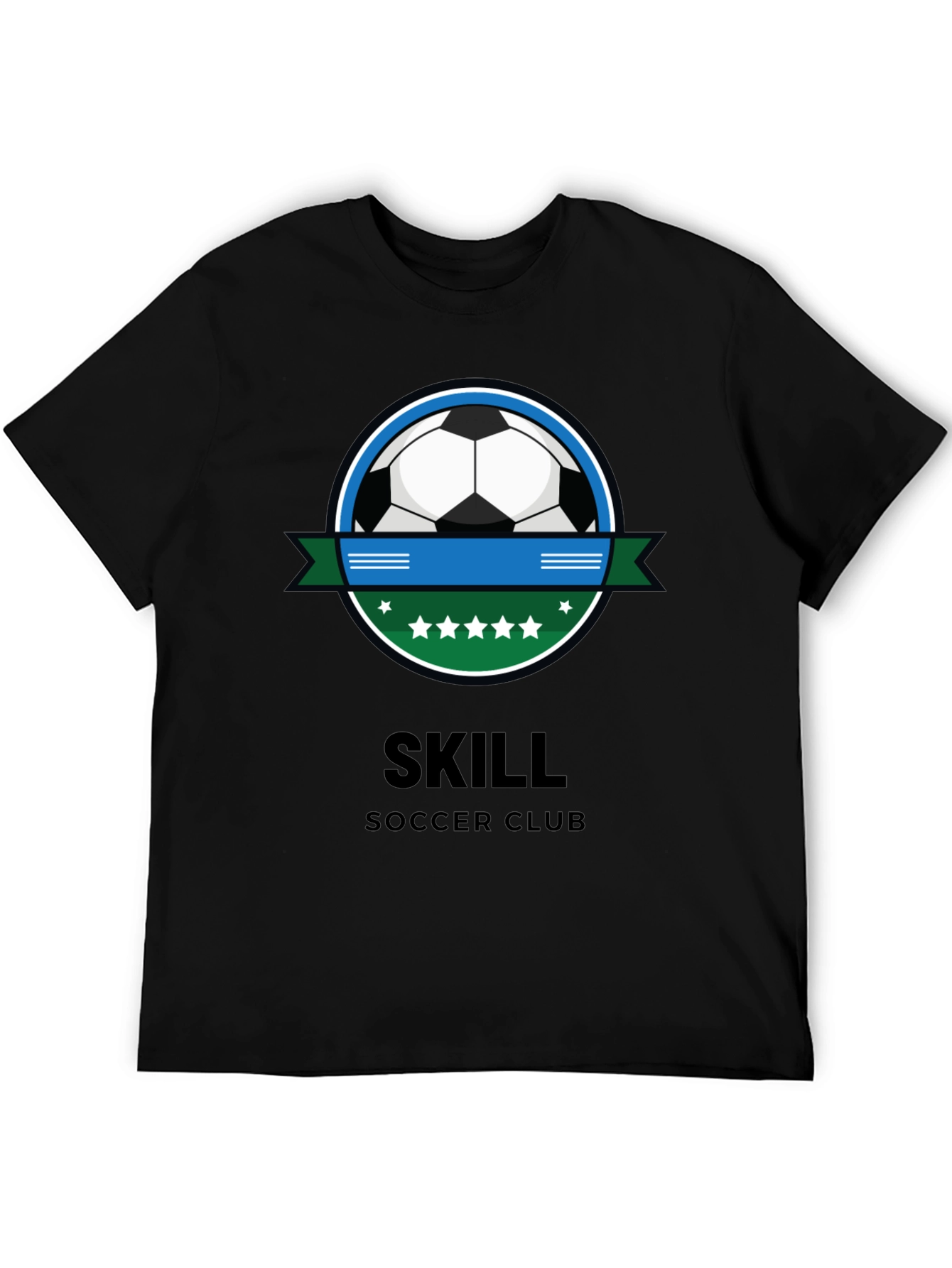 Camiseta Negra Skill Soccer Club