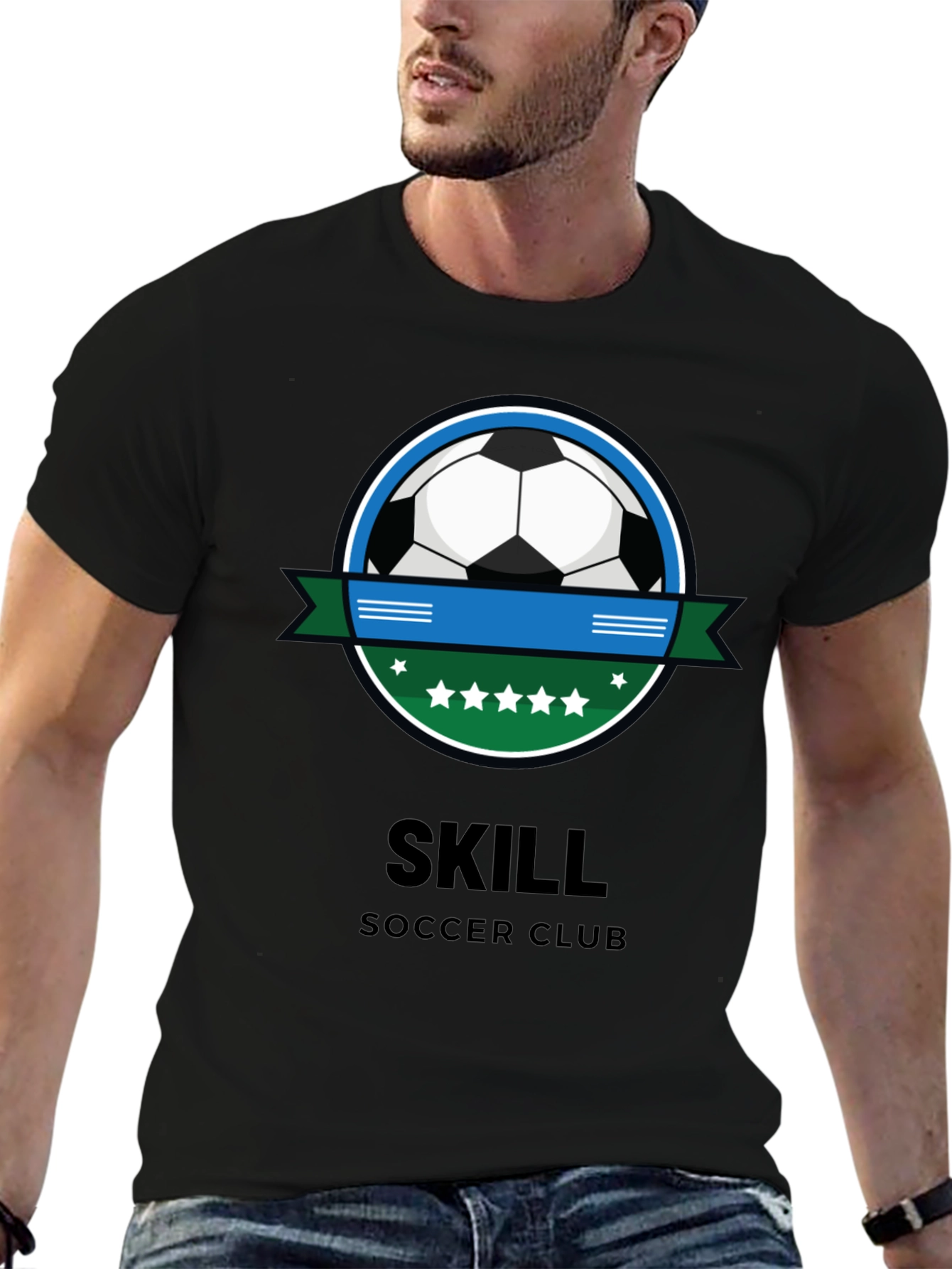 Camiseta Negra Skill Soccer Club