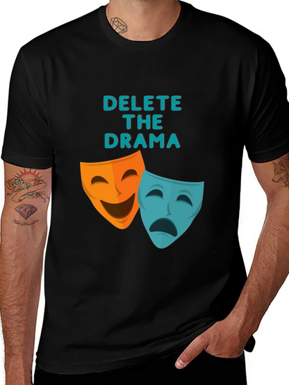 Camiseta Negra Delete The Drama