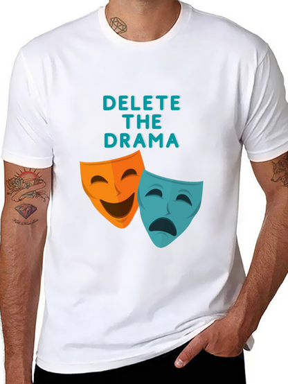 Camiseta Negra Delete The Drama