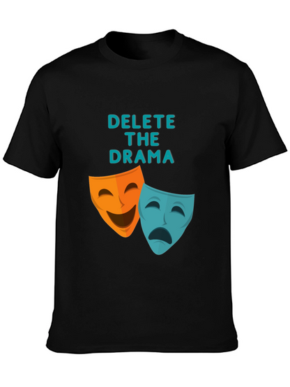 Camiseta Negra Delete The Drama