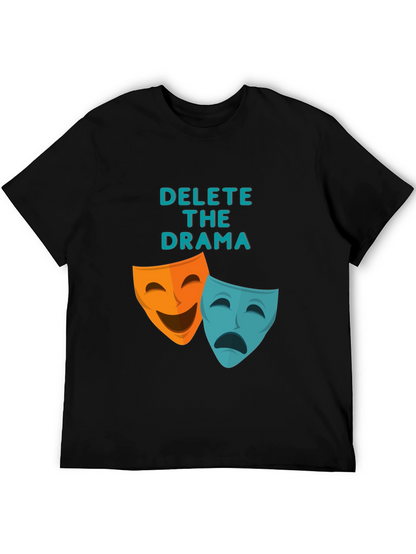 Camiseta Negra Delete The Drama