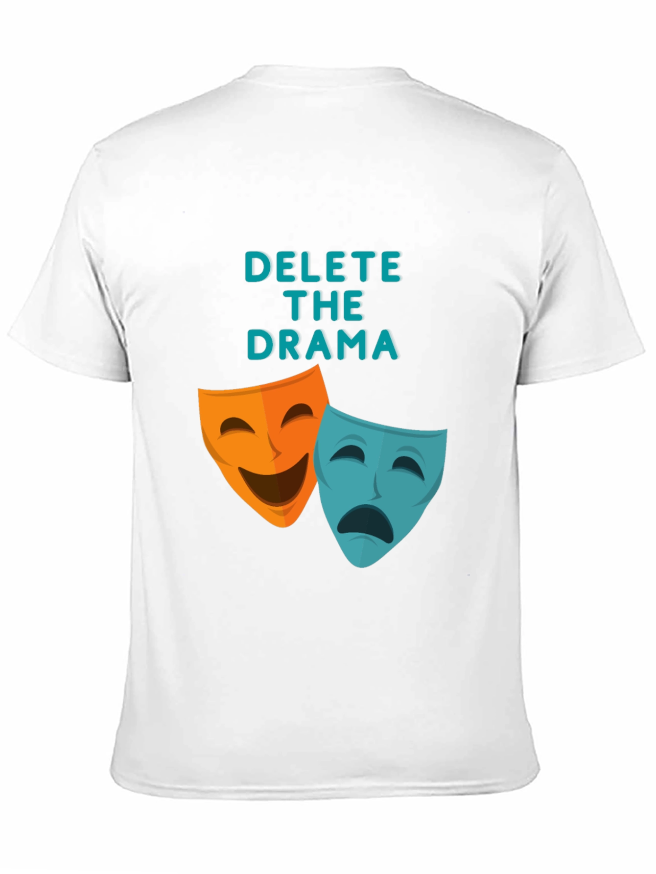 Camiseta Negra Delete The Drama