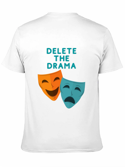 Camiseta Negra Delete The Drama