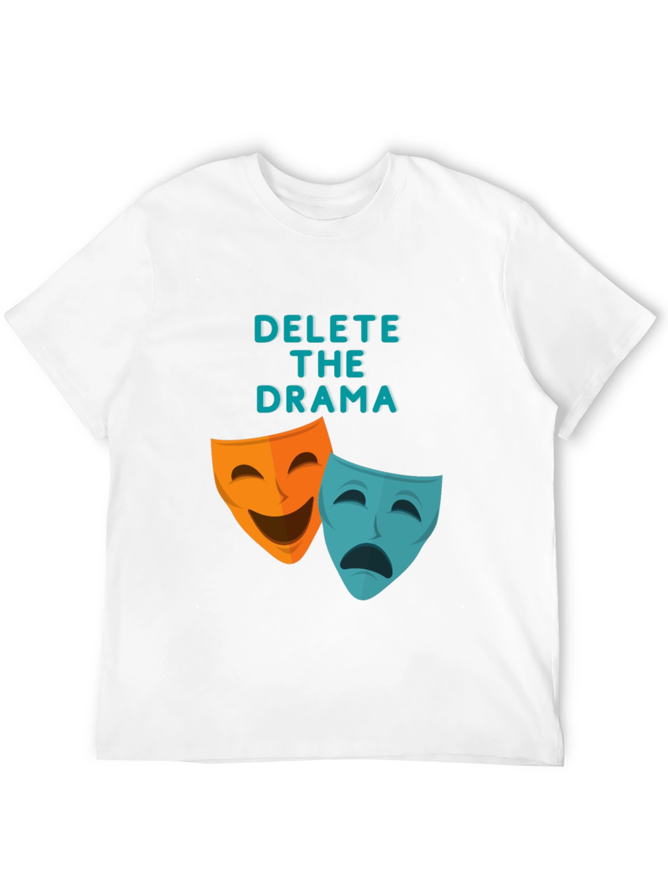 Camiseta Negra Delete The Drama