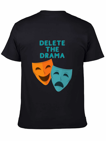 Camiseta Negra Delete The Drama