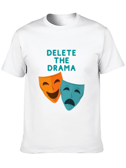 Camiseta Negra Delete The Drama