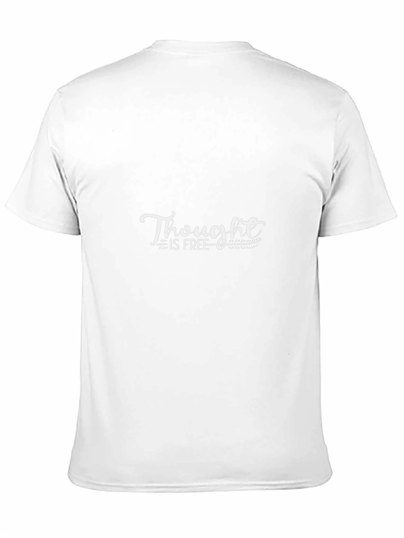 Camiseta Negra con Diseño Thought is Free