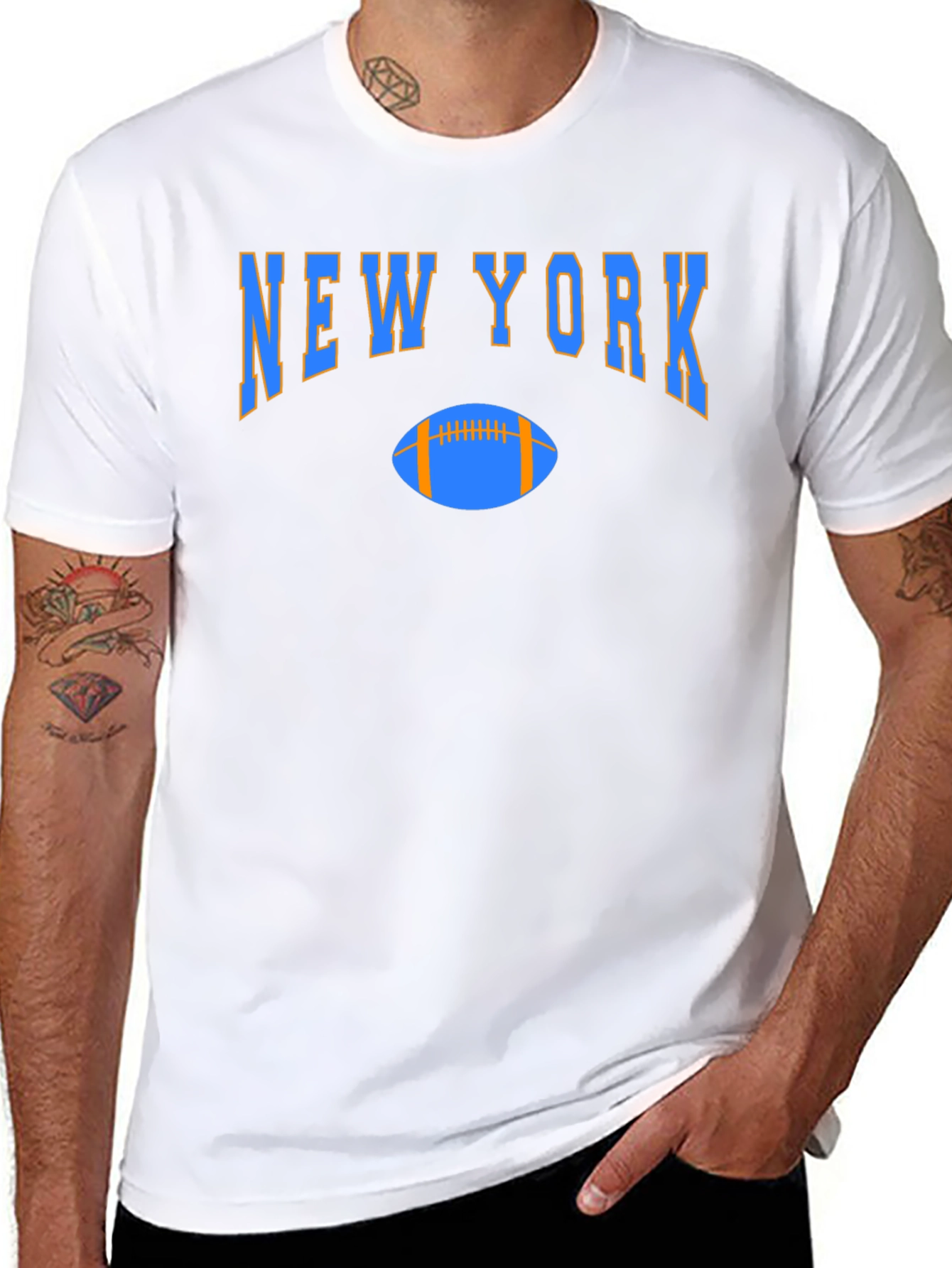 Camiseta Nueva York Diseño Fútbol Americano