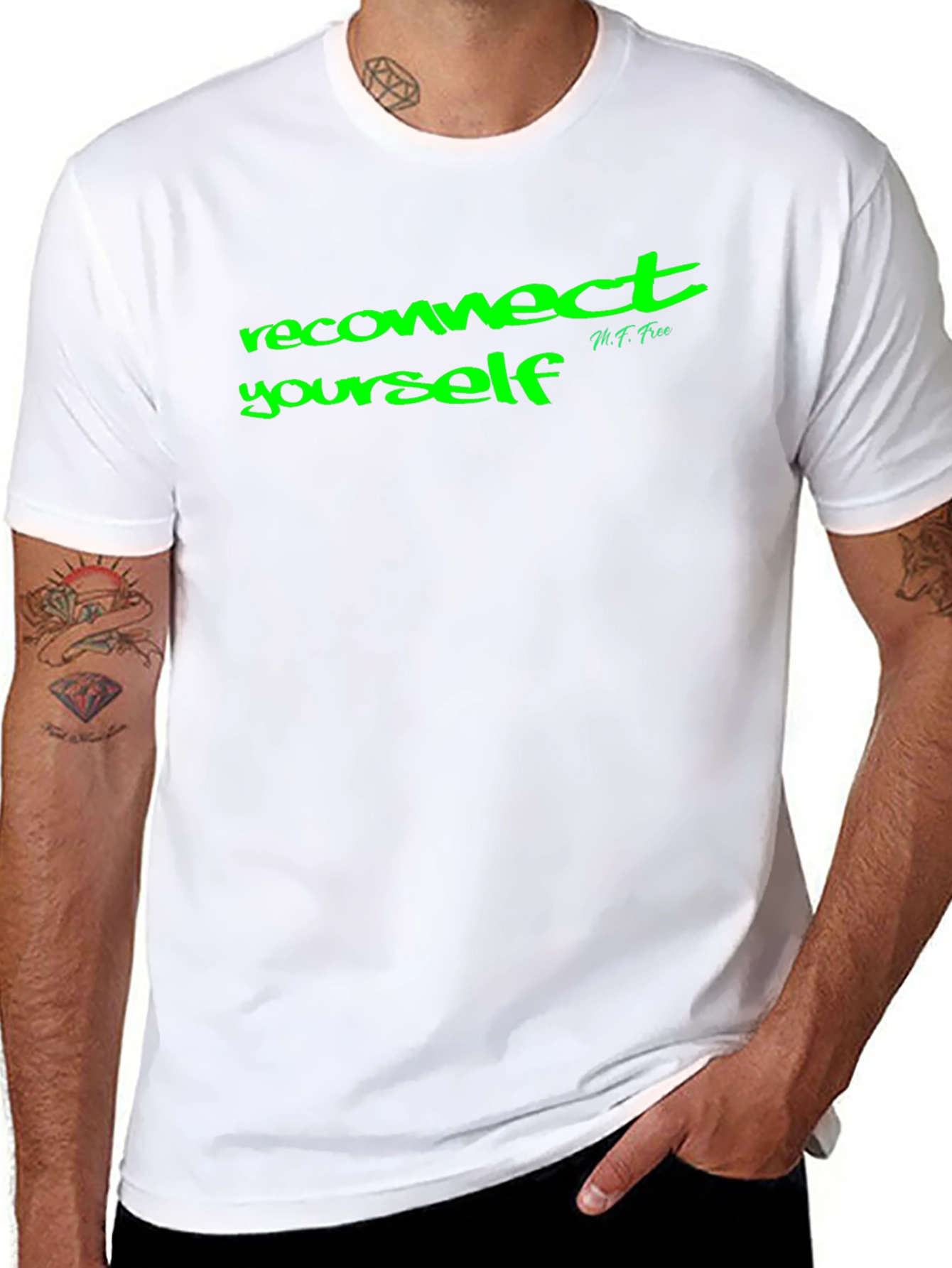 Camiseta Negra Reconnect Yourself