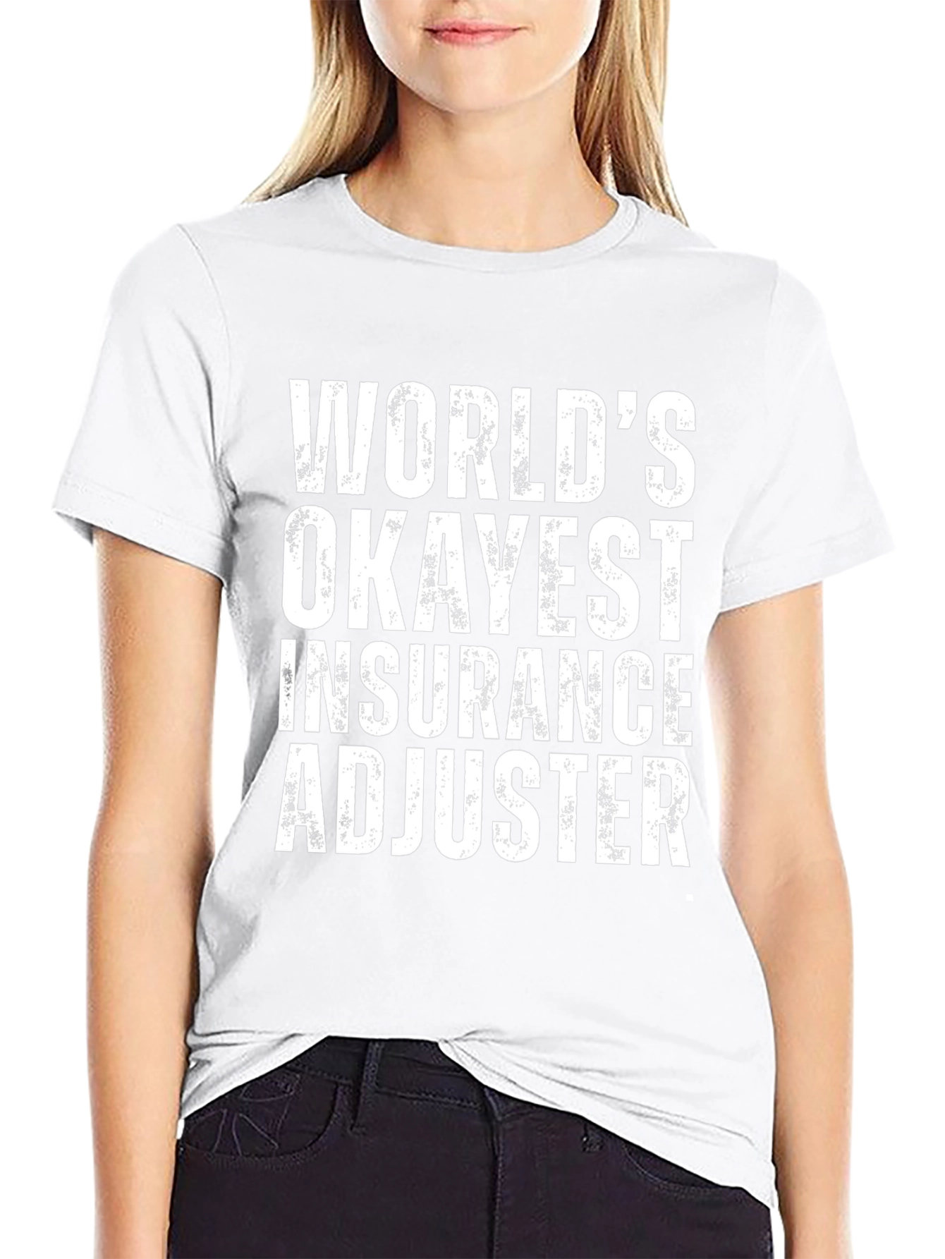 Camiseta Ajustador de Seguros Worlds Okayest