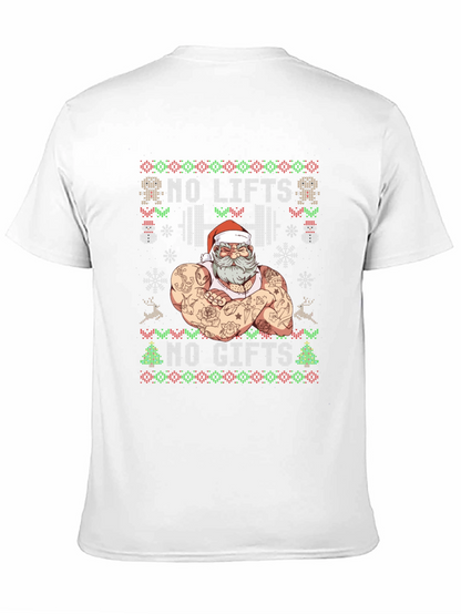 Camiseta Navideña Musculosa No Lifts No Gifts