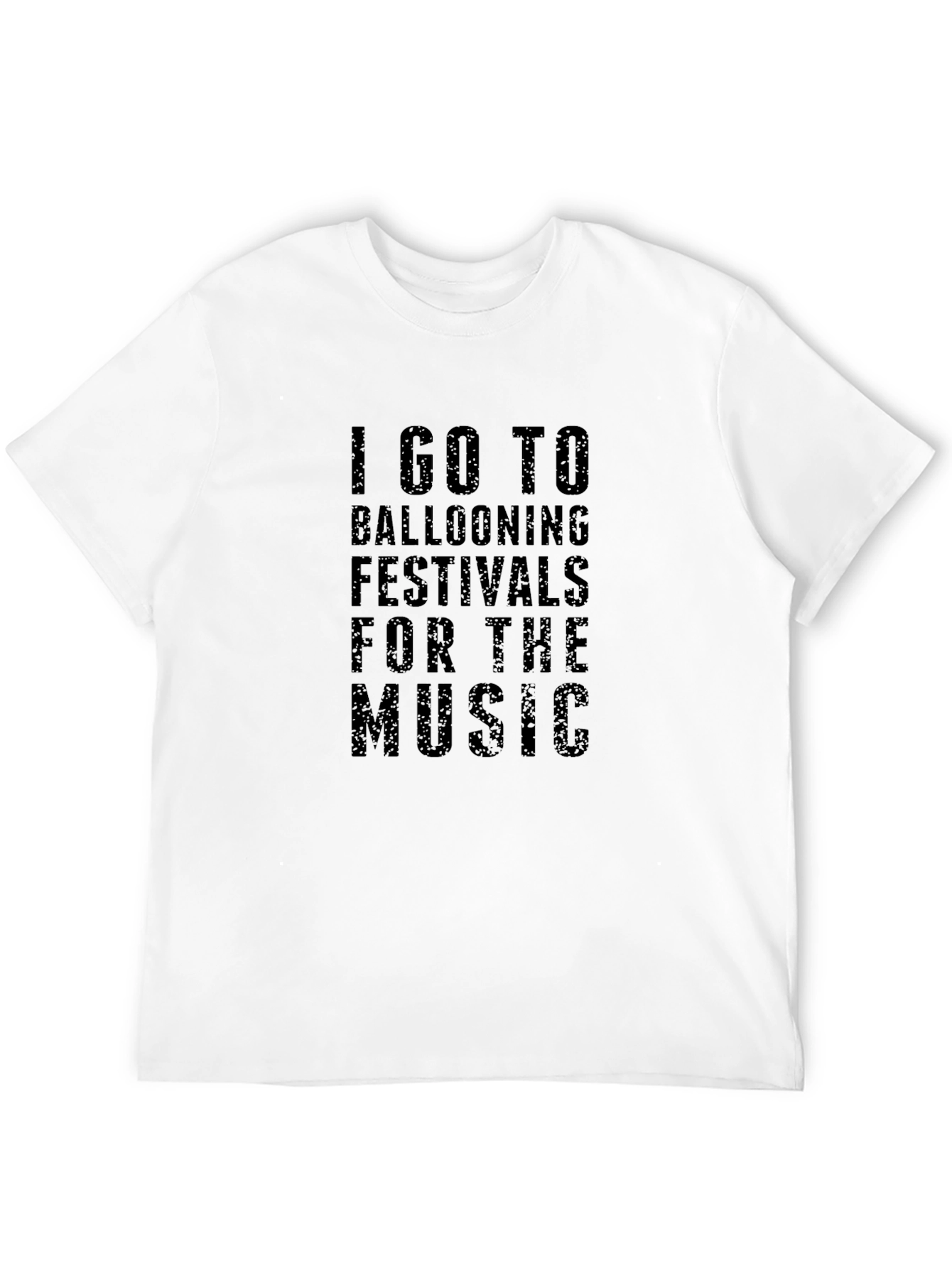 Camiseta Hombre: Festivales de Globos Aerostáticos - Música