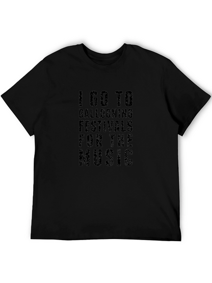 Camiseta Hombre: Festivales de Globos Aerostáticos - Música