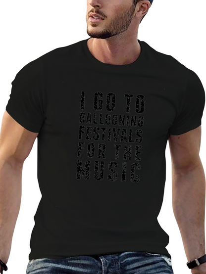 Camiseta Hombre: Festivales de Globos Aerostáticos - Música