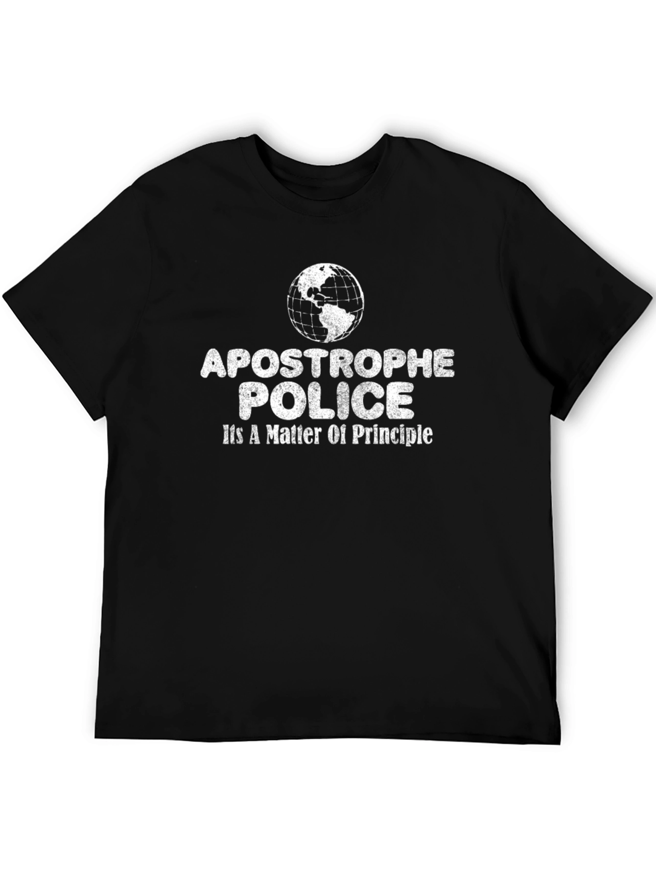 Camiseta Negra Apostrophe Police