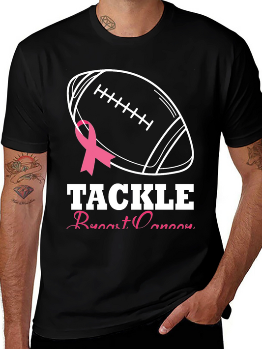 Camiseta Tackle Breast Cancer - Apoyo a la Lucha Contra el Cáncer