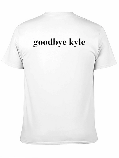 Camiseta Negra Goodbye Kyle - Estilo Casual