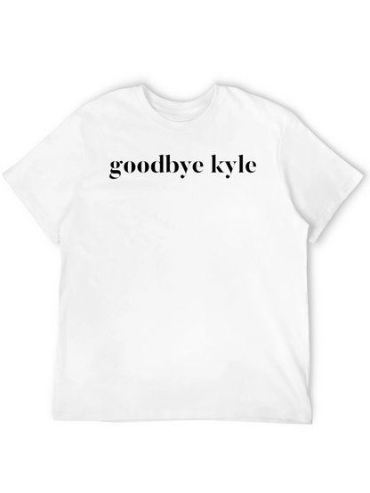 Camiseta Negra Goodbye Kyle - Estilo Casual