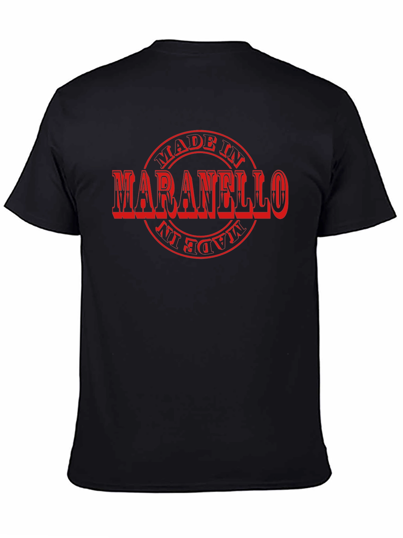 Camiseta Negra Maranello Italia