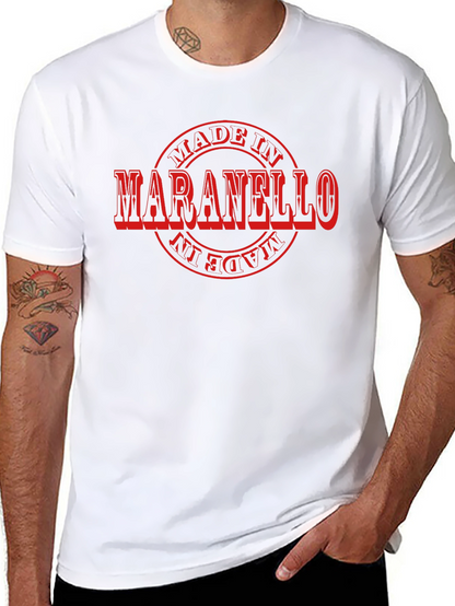 Camiseta Negra Maranello Italia