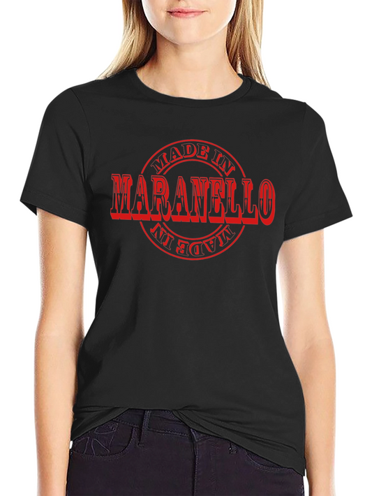 Camiseta Negra Maranello Italia