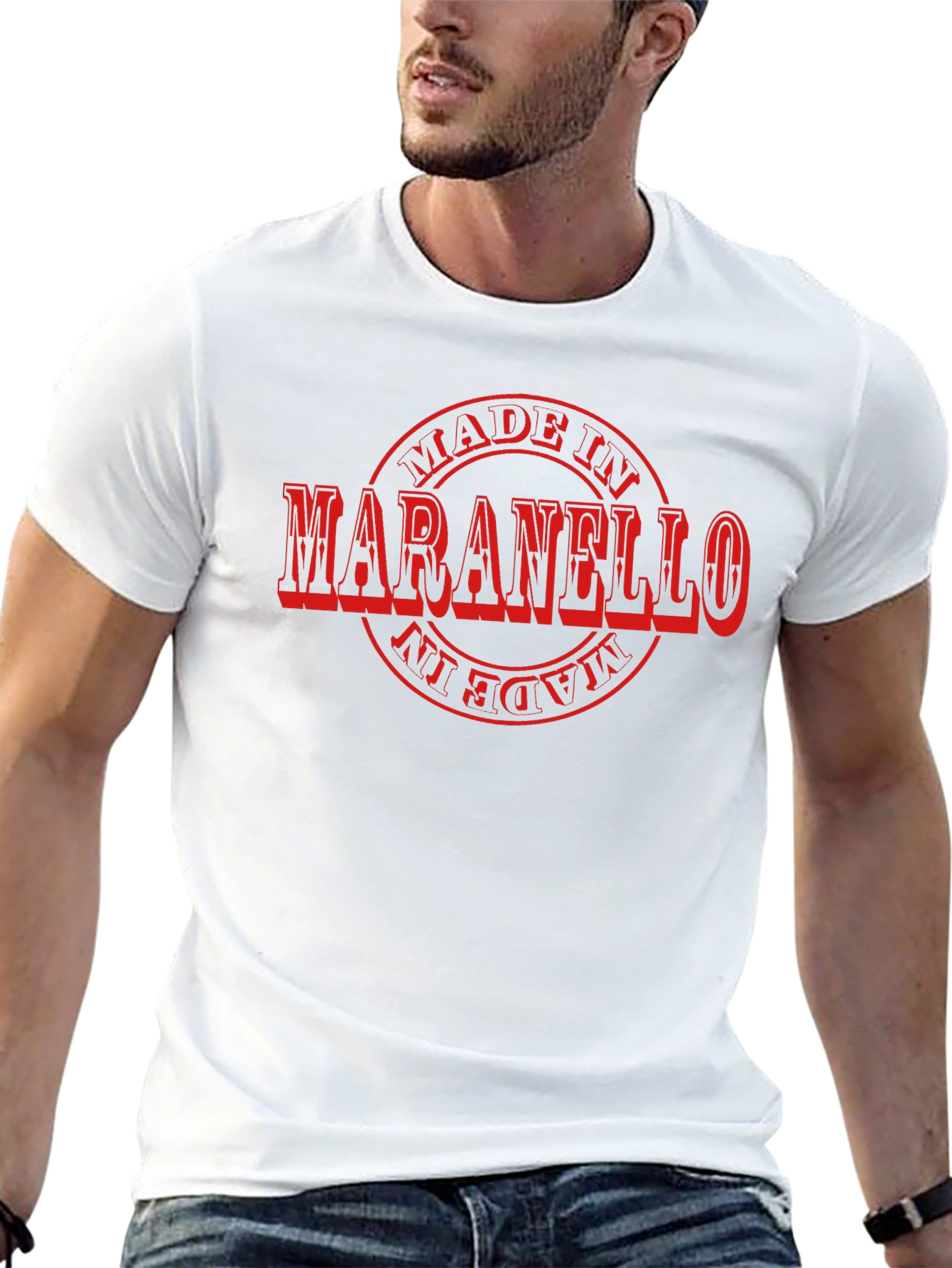 Camiseta Negra Maranello Italia