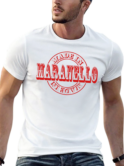 Camiseta Negra Maranello Italia