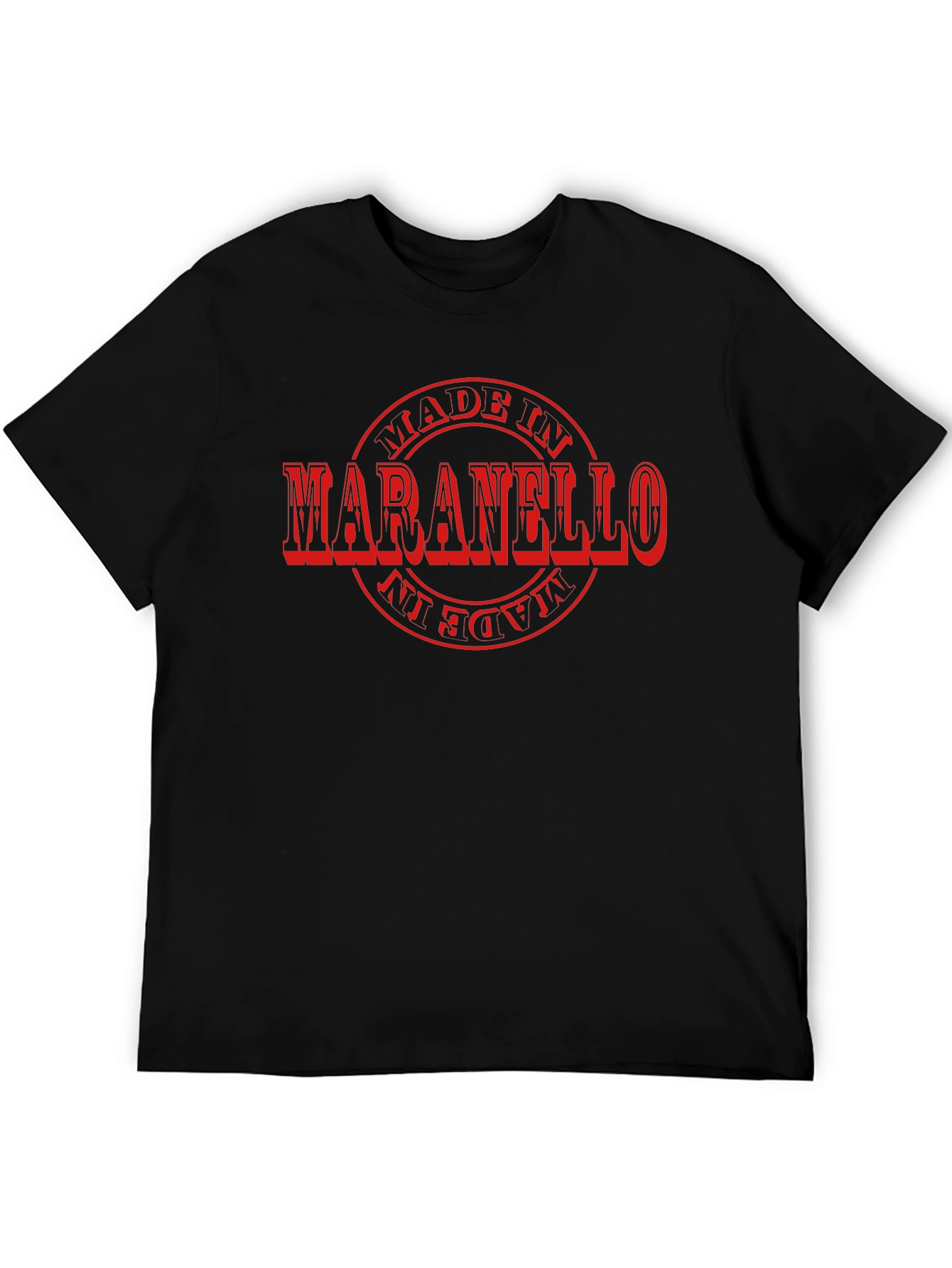 Camiseta Negra Maranello Italia