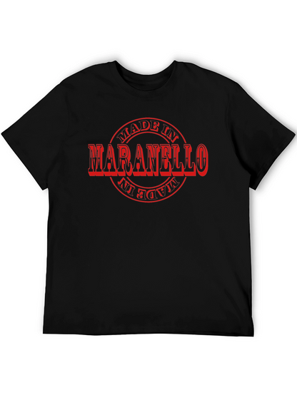 Camiseta Negra Maranello Italia