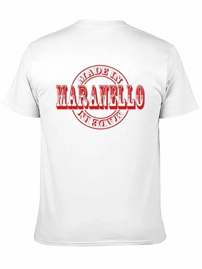 Camiseta Negra Maranello Italia
