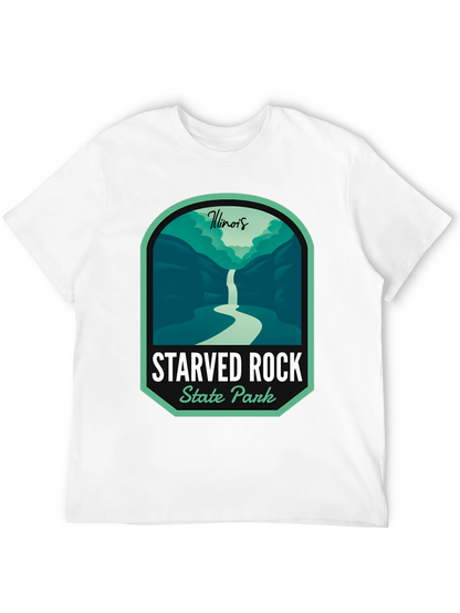 Camiseta Negra Starved Rock State Park Illinois