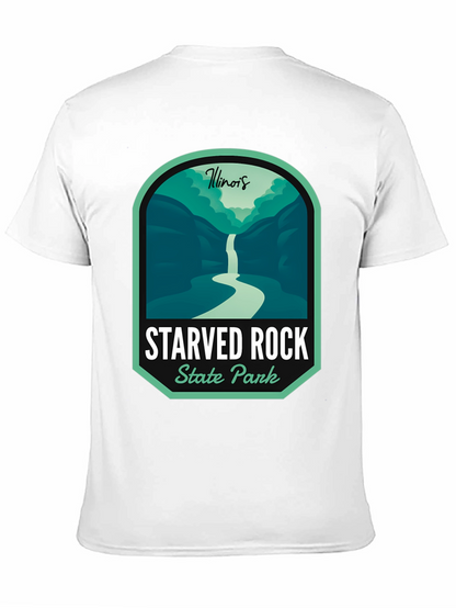 Camiseta Negra Starved Rock State Park Illinois