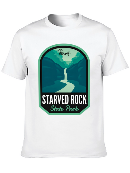 Camiseta Negra Starved Rock State Park Illinois
