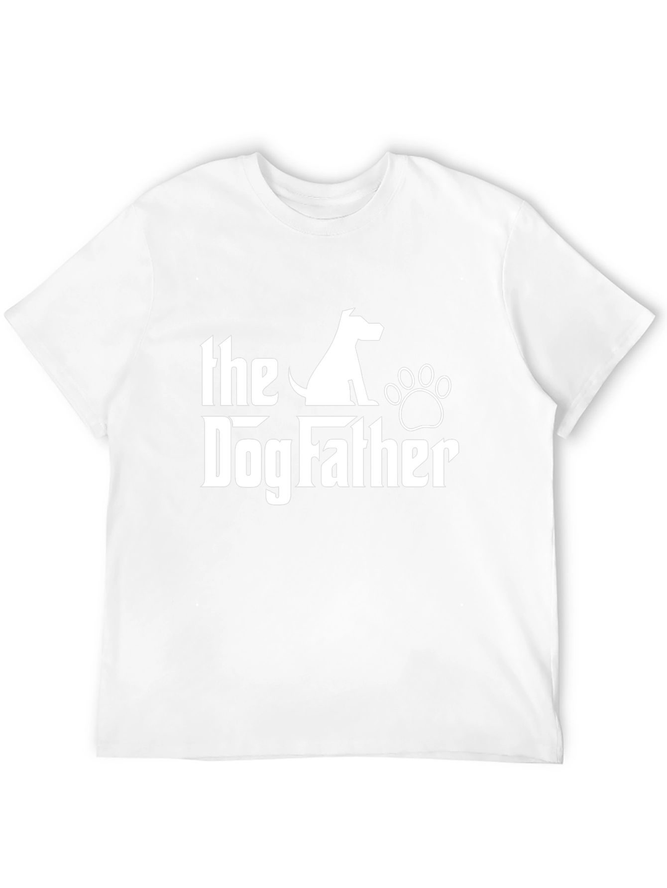 Camiseta Negra The Dog Father para Amantes de Perros