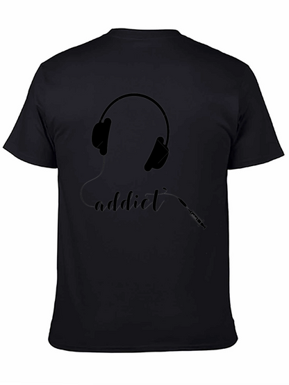 Camiseta Negra Addict a la Música