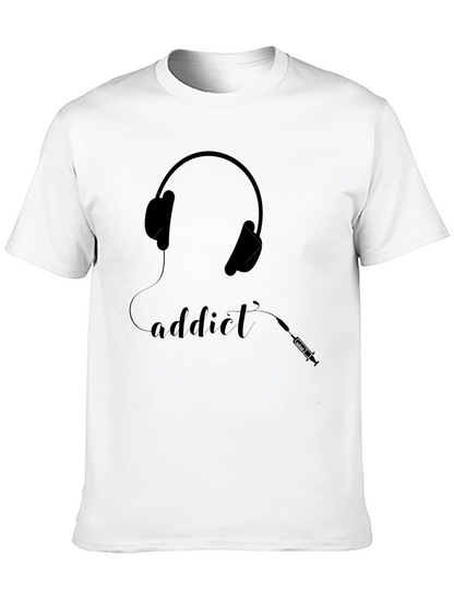 Camiseta Negra Addict a la Música