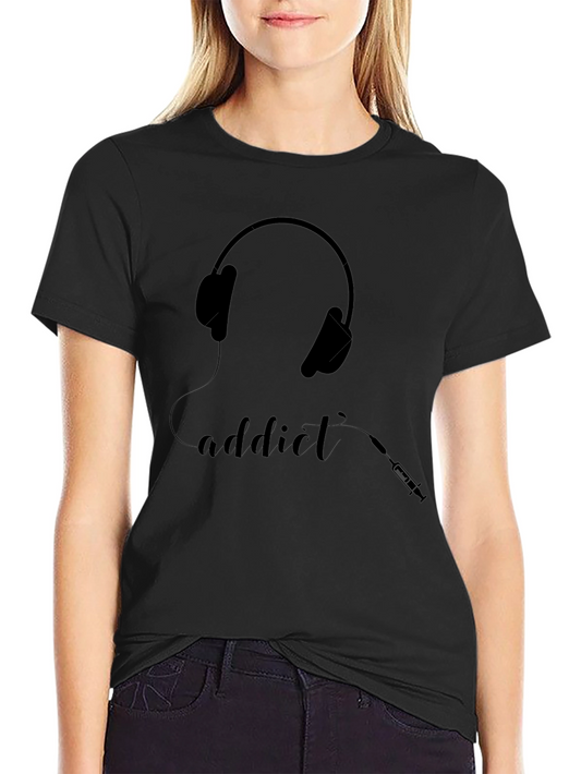 Camiseta Negra Addict a la Música