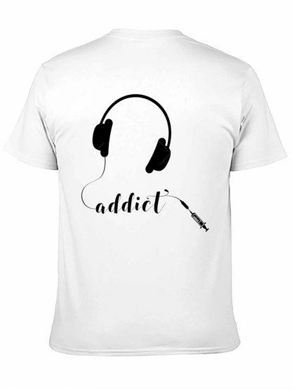 Camiseta Negra Addict a la Música