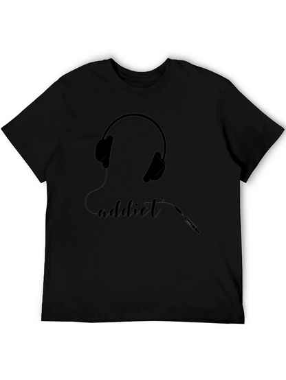 Camiseta Negra Addict a la Música
