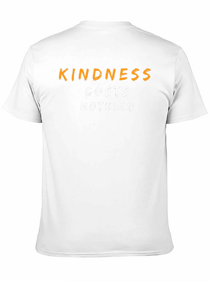 Camiseta Negra Kindness Costs Nothing
