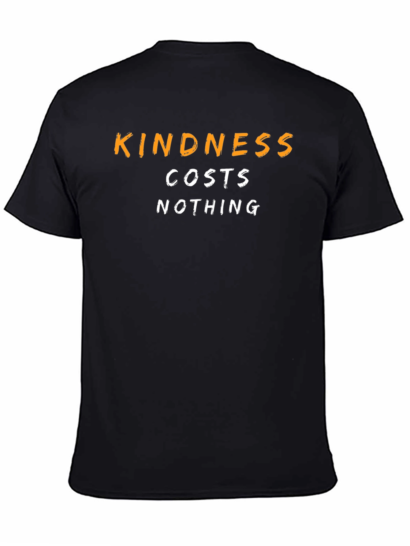 Camiseta Negra Kindness Costs Nothing