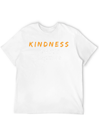 Camiseta Negra Kindness Costs Nothing