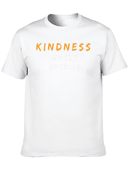 Camiseta Negra Kindness Costs Nothing