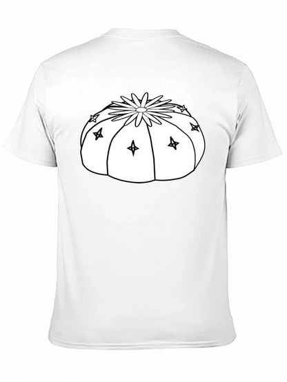 Camiseta Negra con Diseño de Cactus Estrella